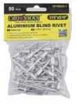  Szegecsek Téphető Alumínium 4.75mm x 8mm 50 db-os készlet Robusztus és tartós (Nity Nit Zrywalne Aluminiowe 4.75mm x 8mm)