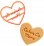  Foremka Prémium Kekszkiszúró Szív Szeretlek Anya Anyák Napja Anyák Napjára (Foremki Wykrawacze ciastek Dzień Matki)