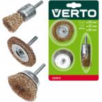 VERTO Tárcsás drótkefék fúrógéphez 3 db 62H613 Verto (62H613)