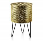 Mondex Swen Arany-fekete áttört virágcserép burkolat XL Mondex (5902643391055)