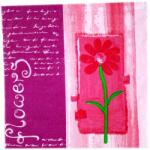 aha Háromrétegű szalvéták, 33x33 cm, "Bordó Virág" mintával, 20 db