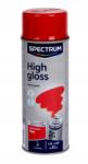 Spectrum Magasfényű spray festék Spectrum 400 ml Piros (3012016)