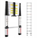 StandHeiz Összecsukható Létra 2M Teleszkópos Soft Close Szabadesés Könnyű Standheiz (dt200SC)