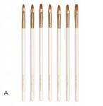 ManyBeauty Ecsetkészlet gél/akrilgél felviteléhez, 7 darabos (zestaw 7 sztuk)