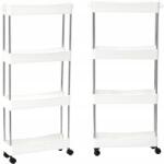 Calissimo Calis gurulós szalonkocsi, kozmetikai és fodrászati segédasztal spa használatra (Z-HL-8713-WHITE)