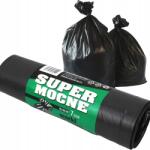  Szemeteszsák 120 Literes Fekete Extra Erős Szuper Strong 70X105CM 7 Db (WORKI NA ŚMIECI ODPADY CZARNE DATIS 120L)