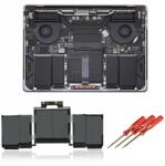 Tradebit Akkumulátor Apple Macbook Pro 13 A1989 2019 MWP72LL/A A1964 5086mAh Ti készülékhez (10033)