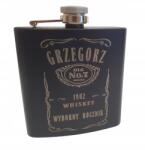 Peewit Csípő Lombik stainless steel 175 ml Gravírozó Fekete (5904870434710)