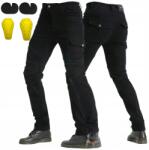 VOLERO Fekete Farmernadrág Normál Szabású Könnyű Fekete Hosszú Turista Védőbetétekkel