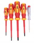 Pro-Technik Elektrotechnikai csavarhúzó Vde 1000V+mintavevő 5db VDE5 (VDE5)