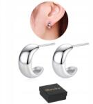 Bsrebra Fülbevaló Ezüst Próba 925 Ezüst stift Geometrikus C Csavarok Női