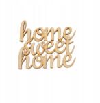 Klepkomania Home Sweet Home felirat koszorúhoz (BST505)