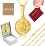  Szentáldozási Emlék, Keresztelő, Lánc És Medál 925 Ezüst Aranyozott