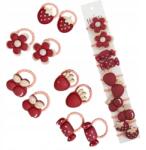 Ecarla Frotek Hajgumi Szett 10 az 1-ben Piros Gyümölcsök (GUM168)