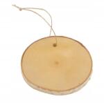 Peewit Medál medál szelet fa korong nyírfa 9 cm csiszolt 1 db (5904870439579)