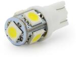  5 Led-es 5050 Smd T10 W5W Fehér Parkolófény Izzó Számla