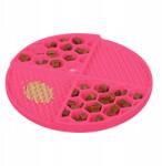 COLLAR Szilikon Etetőtál Lassú Etetéshez 211x211x30mm Rózsaszín (4823089367057)