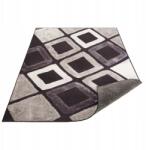 StandHeiz Szőnyeg 120X170 Nappaliba Barna-fekete Modern Csúszásgátló Mozaik (5906549300340)