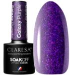 Claresa Galaxy Purple Hibrid Lakk Lila, Farsangi Szemcsékkel