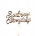 Klepkomania topper tortára Radosnej Emerytury (Boldog Nyugdíjat) felirattal (BSTP581)