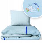 Ankras 120x90 Gyerek Ágyneműhuzat 2EL 90x120 Kiságyba (WYC. ŚLIMAKA P-2 120/90 40/60 APL. NIEBIESKI)