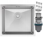 Granitan Függesztett Mosogató Acél Egykamrás Króm BARI49 (BARI49)