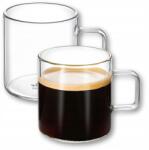 Wilmax England Wilmax termikus üvegből készült kávésbögre 160 ml, 2 darabos szett