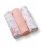 BabyOno Muszlin pelenka 3db Rózsaszín Puha Pamut 100% rózsaszín 70x70 (348/11)