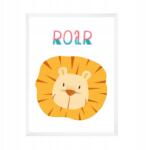  Gyerek és ifjúsági poszter Roar grafika 21x29, 7 cm fehér keret (MP1-0317_21X29,7,063)
