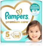 Pampers Premium Care Size 5 еднократни пелени 11-16 kg 58 бр