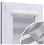 Voppi Roló Nappal és Éjszaka Kazettás, Oldalvezetővel 126x150 cm Szürke Rolók Méretre (Voppi)