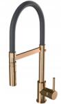 Granitan Vento Konyhai Csaptelep Kihúzható Kifolyócső Rose Gold Mosogató Csaptelep (BATERIA KUCHENNA VENTO)