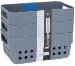 Storage Solutions Tároló Kosár Szett 3 Db 350ML Műanyag Stílusos (8720573139496)