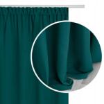 Prestiqua Függöny nappaliba, sötétítő, szalagos, csíptetős, sötét türkiz, 140x225 cm Ho (HOLD2)