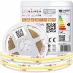 Ledlumen Led szalag Cob 12V 5m Neon Erős 320 dióda/m 1440lm/m vonalas szalag 8mm 4000K (251090507)