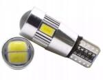  Led Parkolófény Izzó 6 Led T10 W5W Lencse