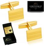 Golden Haus Arany Mandzsettagomb Minta 925/585 Esküvői Ezüst Aranyozott Férj