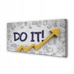 Tulup Vászonkép "Do it" felirattal, 140x70 cm (och-140x70-143152509)
