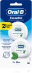 Oral-B Essential Floss Mint восъчен конец за зъби с вкус на мента 2x50 м