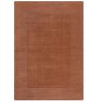 Flair 120x170 darabos kézzel szőtt szőnyeg, toszkán texturált gyapjú szegéllyel, narancssárga színben