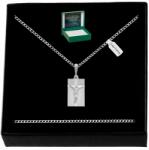 Golden Celebrity Férfi Ezüst Lánc Rövid Nyaklánc Medál Pr. 925 Ajándék 40CM