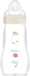 MAM Feel Good Glass Baby Bottle biberon anticolici, din sticlă 2m+ Beige 260 ml