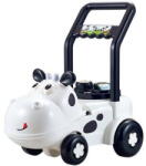 Procart Premergator Procart QX7715 Vacuta Platforma Interactiva 6-18luni 4 Roti Alb Negru (QX7715)