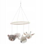 Jollein Forgó a Kiságyhoz Ágy Fölé Mobil Állatok Jollein Biztonságos (116-001-67083)