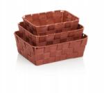 Kela Alvaro kosár szett műanyag tégla 3 db-os