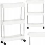 Calissimo Calis gurulós szalonkocsi, kozmetikai és fodrászati segédasztal spa használatra (Z-HL-6413-WHITE)