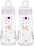MAM Easy Active Baby Bottle biberon pentru copii 4m+ Purple 2x330 ml