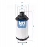UFI Olaj Szűrő Insignia 2.0 14-