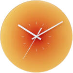 Epsence Nagy, csendes falióra konyhába, nappaliba, 30 cm-es, loft stílusú, narancssárga naplemente mintával (EPSSC1022O)