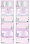 Starpak Kitty cicás 6 db-os füzetcímke (559536) (559536) - gyerekjatekbolt
